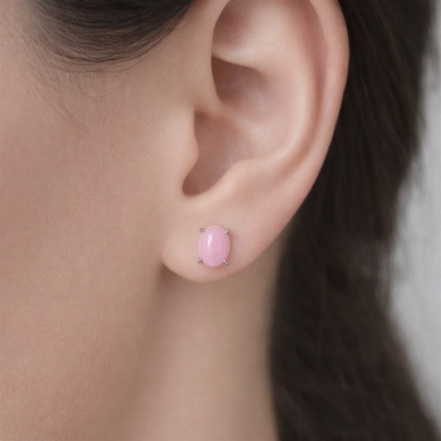 Серьги из Серебра 925 Приволжский ювелир арт. 311355-KR46, Родирование.