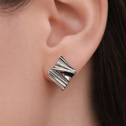 Серьги из Серебра 925 Приволжский ювелир арт. 311414, Родирование.