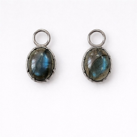 Серьги из Серебра 925 Приволжский ювелир арт. 311426-LB, Родирование.