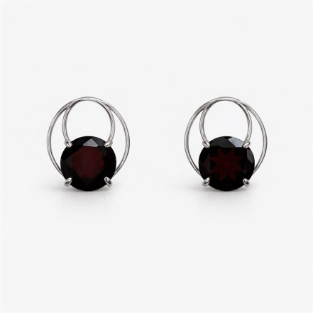 Серьги из Серебра 925 Приволжский ювелир арт. 311430-GR26, Родирование.