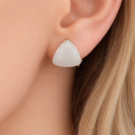 Серьги из Серебра 925 Приволжский ювелир арт. 312053-NF07, Золочение в два слоя.