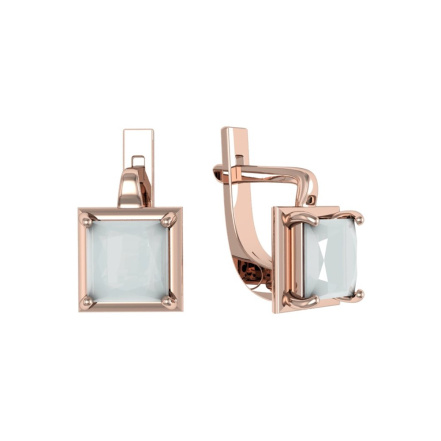 Серьги из Серебра 925 Приволжский ювелир арт. 312058-NF07, Золочение в два слоя.