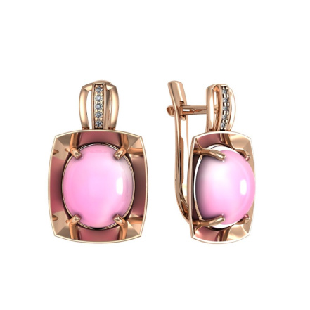 Серьги из Серебра 925 Приволжский ювелир арт. 312147-FA11KR46, Золочение в два слоя.