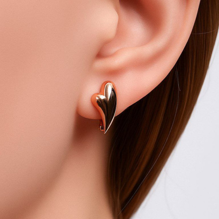 Серьги из Серебра 925 Приволжский ювелир арт. 312223, Золочение в два слоя.