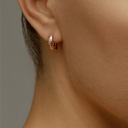 Серьги из Серебра 925 Приволжский ювелир арт. 312283, Золочение в два слоя.