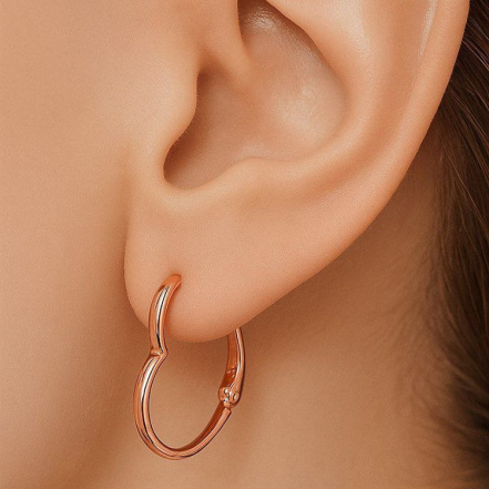 Серьги из Серебра 925 Приволжский ювелир арт. 312284, Золочение в два слоя.