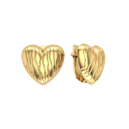 Серьги из Серебра 925 Приволжский ювелир арт. 312291, Золочение в два слоя.