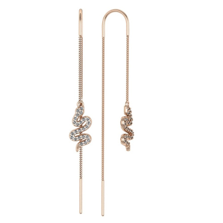 Серьги из Серебра 925 Приволжский ювелир арт. 312296-FA11, Золочение в два слоя.