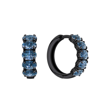 Серьги из Серебра 925 Приволжский ювелир арт. 314107-GH55, чёрный оксид.