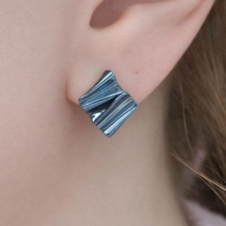 Серьги из Серебра 925 Приволжский ювелир арт. 314414, чёрный оксид.