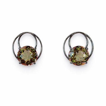 Серьги из Серебра 925 Приволжский ювелир арт. 314430-GH5, чёрный оксид.