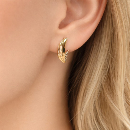 Серьги из Серебра 925 Приволжский ювелир арт. 318310-SH73, лимонное золочение.