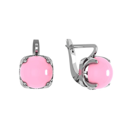 Серьги из Серебра 925 Приволжский ювелир арт. 331149-KR46, Родирование.