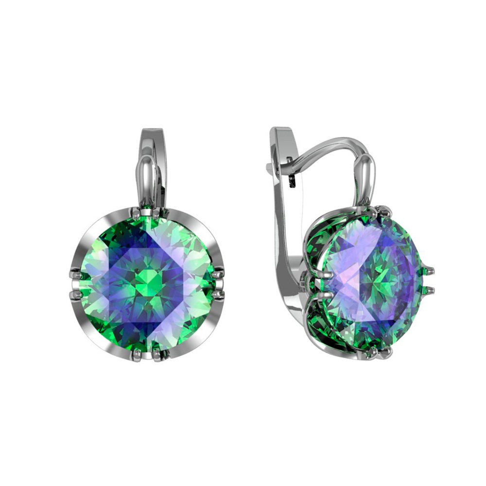 Серьги из Серебра 925 Приволжский ювелир арт. 331250-GH22, Родирование.