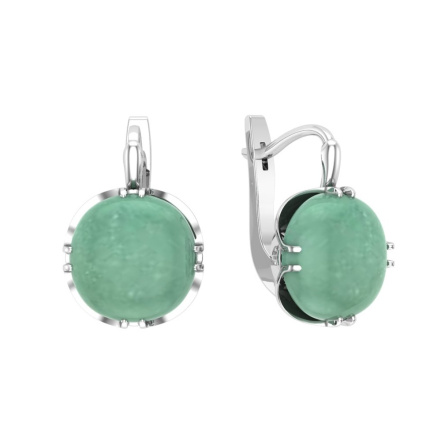 Серьги из Серебра 925 Приволжский ювелир арт. 331250-ZD22, Родирование.