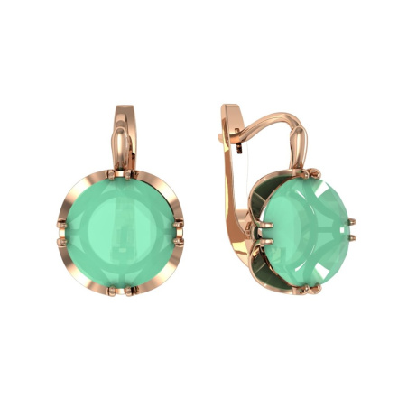 Серьги из Серебра 925 Приволжский ювелир арт. 332250-FA35, Золочение в два слоя.