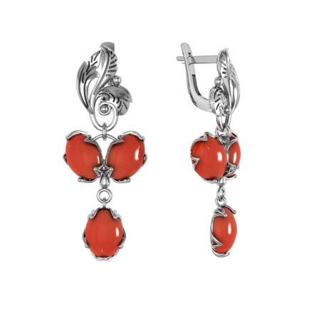 Серьги из Серебра 925 Приволжский ювелир арт. 333496-SR, Оксид.