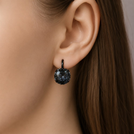 Серьги из Серебра 925 Приволжский ювелир арт. 334250-GH73, чёрный оксид.