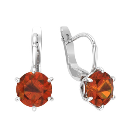 Серьги из Серебра 925 Приволжский ювелир арт. 341098-GH42, Родирование.