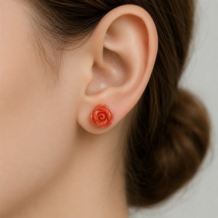 Серьги из Серебра 925 Приволжский ювелир арт. 341440-KR46, Родирование.