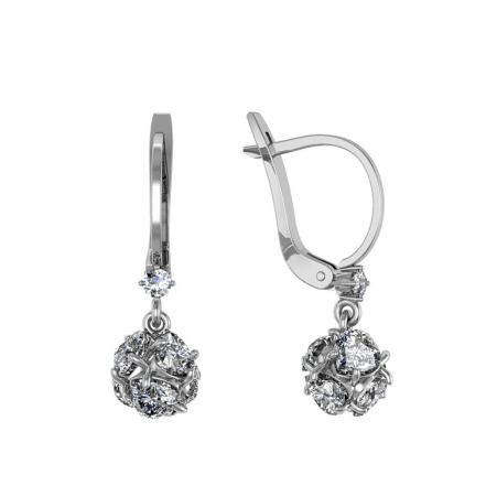 Серьги из Серебра 925 Приволжский ювелир арт. 343610-FA11, Оксид.