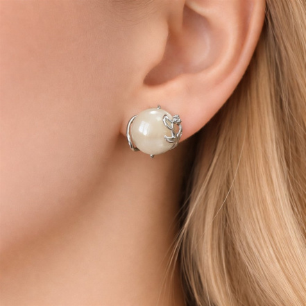 Серьги из Серебра 925 Приволжский ювелир арт. 351066-FA11PM06, Родирование.