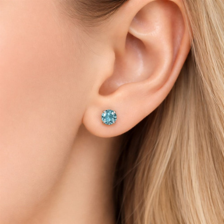 Серьги из Серебра 925 Приволжский ювелир арт. 351132-MS15, Родирование.