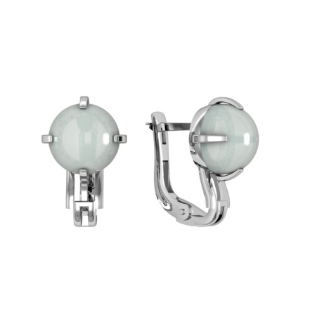 Серьги из Серебра 925 Приволжский ювелир арт. 351141-LN, Родирование.