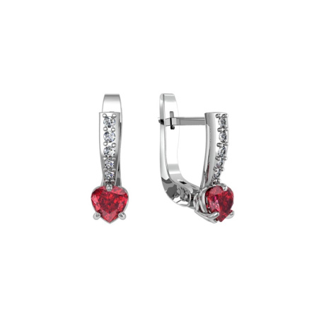 Серьги из Серебра 925 Приволжский ювелир арт. 351184-FA11GR26, Родирование.