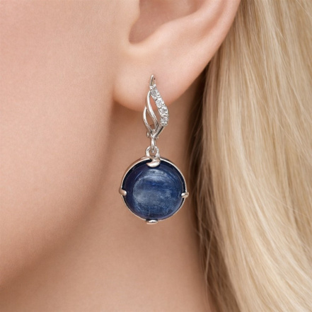 Серьги из Серебра 925 Приволжский ювелир арт. 351308-FA11KN, Родирование.