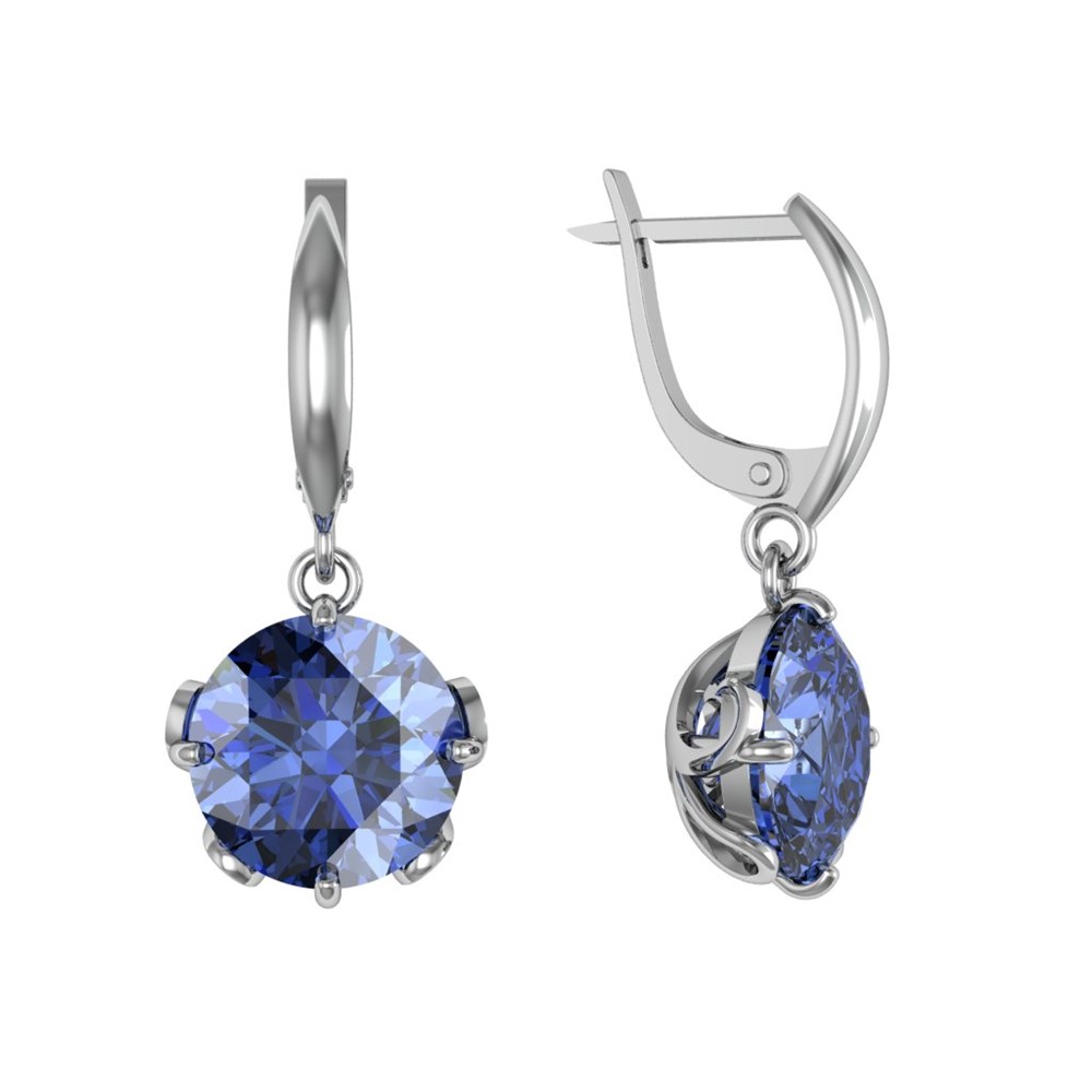 Серьги из Серебра 925 Приволжский ювелир арт. 351310-GH55, Родирование.
