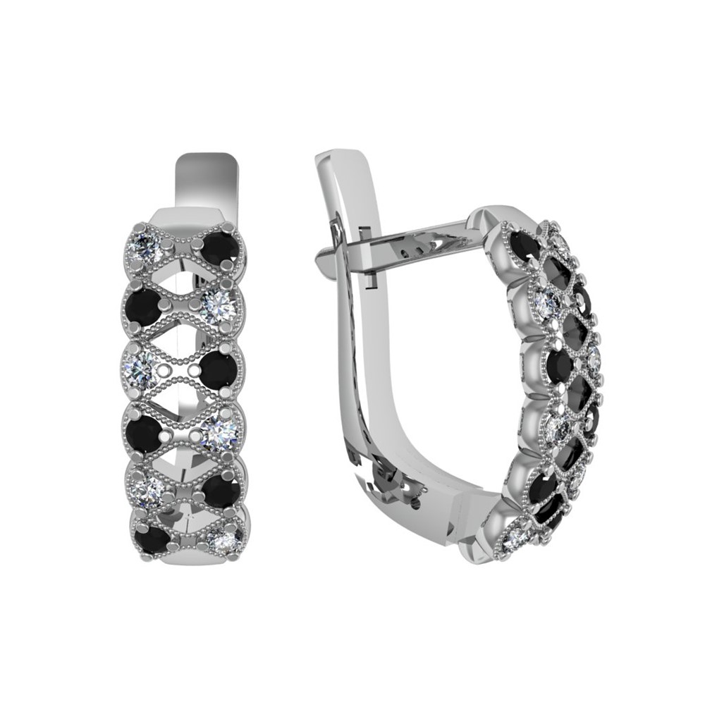 Серьги из Серебра 925 Приволжский ювелир арт. 351409-FA11FA73, Родирование.