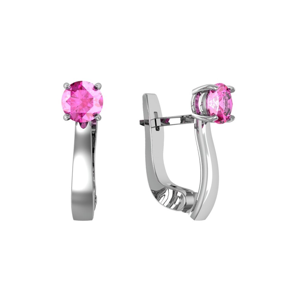 Серьги из Серебра 925 Приволжский ювелир арт. 351431-FA46, Родирование.
