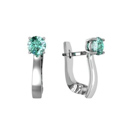 Серьги из Серебра 925 Приволжский ювелир арт. 351431-MS78, Родирование.