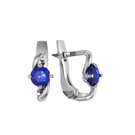 Серьги из Серебра 925 Приволжский ювелир арт. 351444-FA59, Родирование.