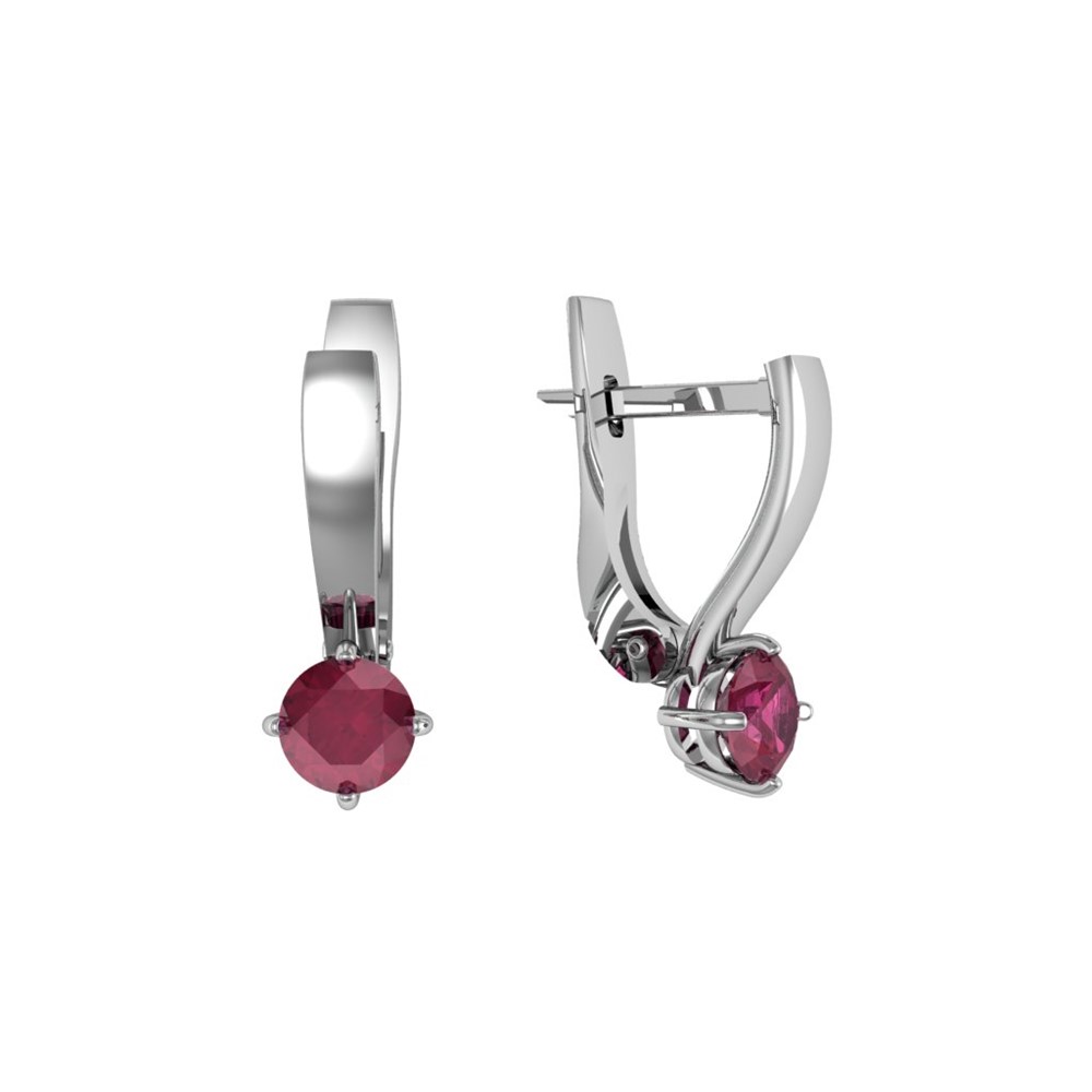 Серьги из Серебра 925 Приволжский ювелир арт. 351445-FA49, Родирование.