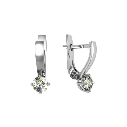 Серьги из Серебра 925 Приволжский ювелир арт. 351445-MS75, Родирование.