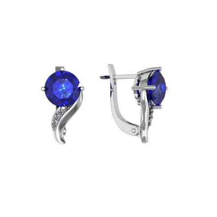 Серьги из Серебра 925 Приволжский ювелир арт. 351480-FA11FA59, Родирование.