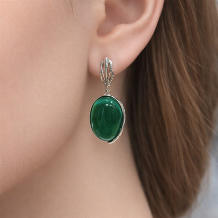 Серьги из Серебра 925 Приволжский ювелир арт. 351551-AG22, Родирование.