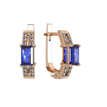 Серьги из Серебра 925 Приволжский ювелир арт. 352408-FA11FA59, Золочение в два слоя.