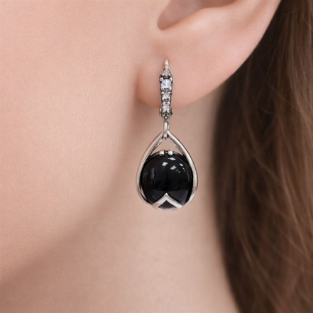 Серьги из Серебра 925 Приволжский ювелир арт. 353059-AG73FA11, Оксид.