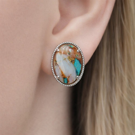 Серьги из Серебра 925 Приволжский ювелир арт. 361227-UB15, Родирование.