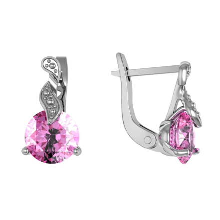 Серьги из Серебра 925 Приволжский ювелир арт. 361336-FA46, Родирование.