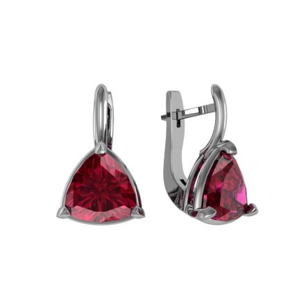 Серьги из Серебра 925 Приволжский ювелир арт. 361504-FA49, Родирование.