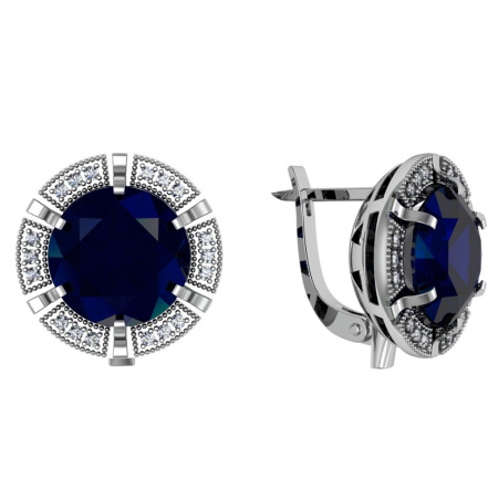 Серьги из Серебра 925 Приволжский ювелир арт. 361508-FA11FA59, Родирование.