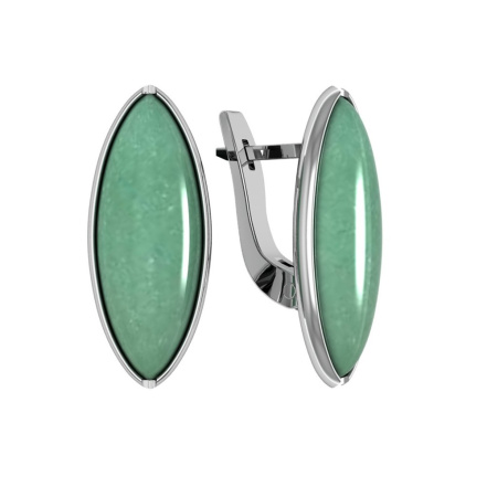 Серьги из Серебра 925 Приволжский ювелир арт. 361562-NF, Родирование.