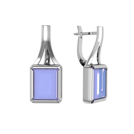 Серьги из Серебра 925 Приволжский ювелир арт. 361695-FA95, Родирование.