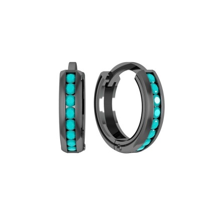 Серьги из Серебра 925 Приволжский ювелир арт. 364067-BZ, чёрный оксид.