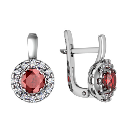 Серьги из Серебра 925 Приволжский ювелир арт. 371215-FA11FA66, Родирование.