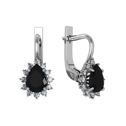 Серьги из Серебра 925 Приволжский ювелир арт. 371355-FA11FA73, Родирование.